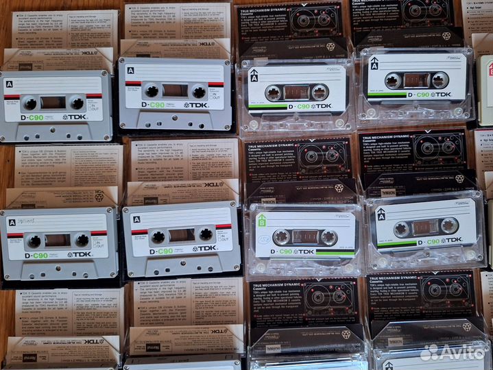 Аудиокассета TDK C-90 разные модели
