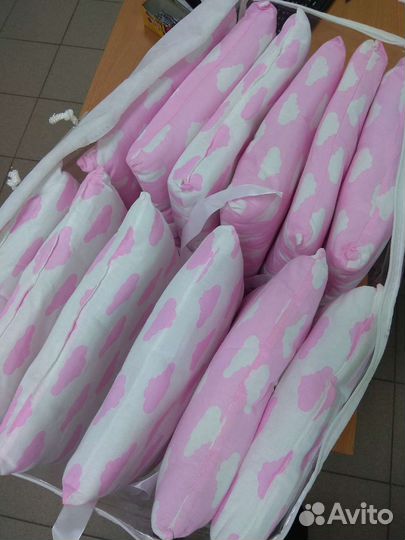 Новые бортики в кроватку