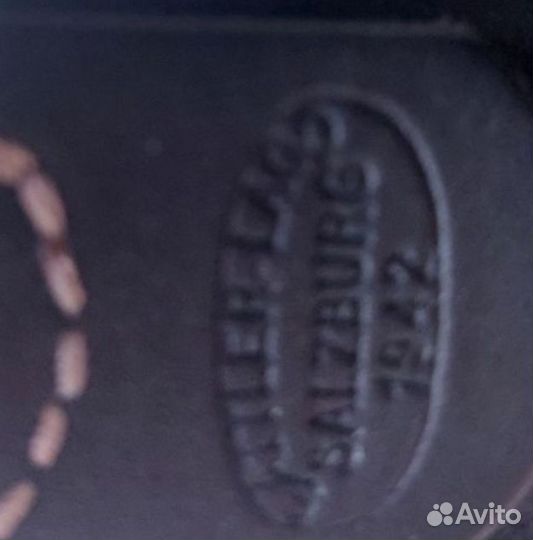 Кожаный немецкий ремень с бляхой