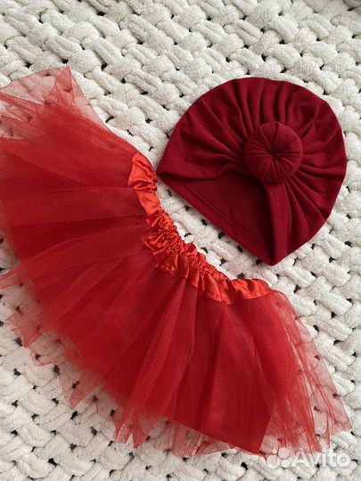 Чалма с юбкой для малышк