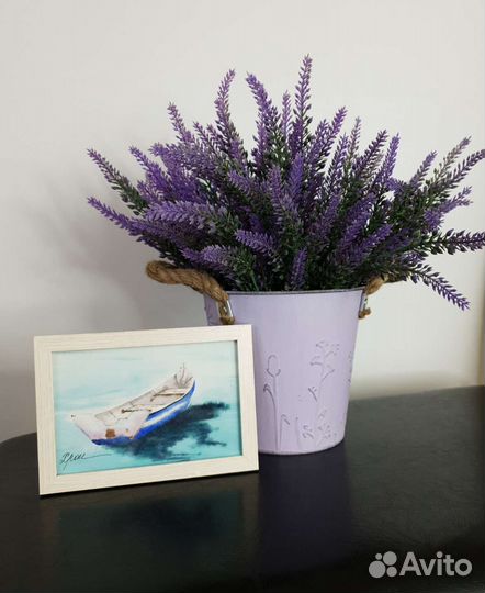 Декор,оформление интерьера,Лаванда в Кашпо