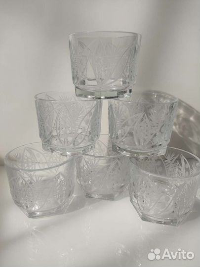 Стопки хрустальные СССР