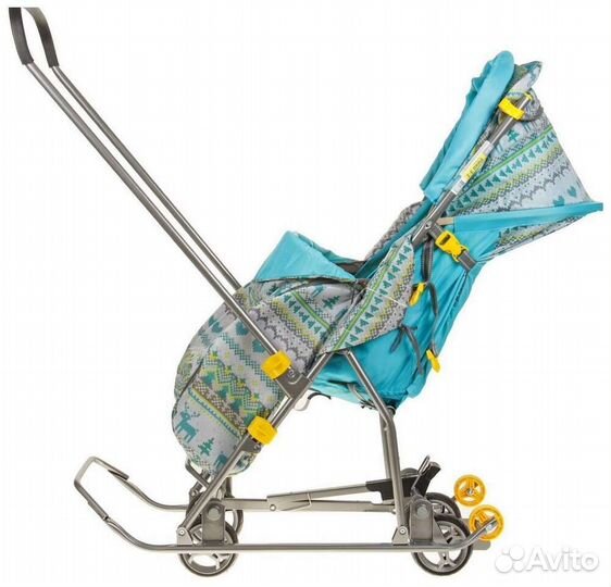 Детские санки коляска ника
