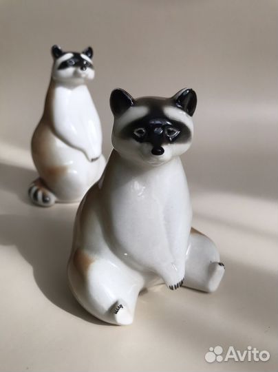 Фарфоровые статуэтки лфз еноты