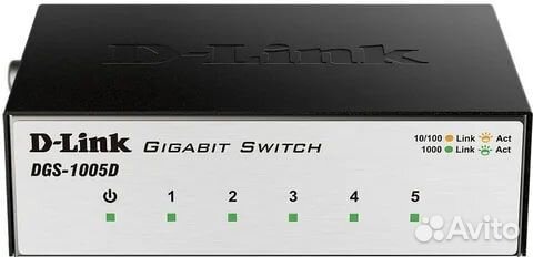 Коммутатор D-Link DGS-1005P