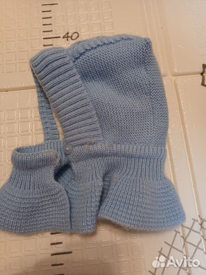 Шапка-капор для новорожденных