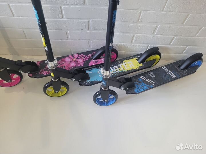 Самокат двухколесный складной
