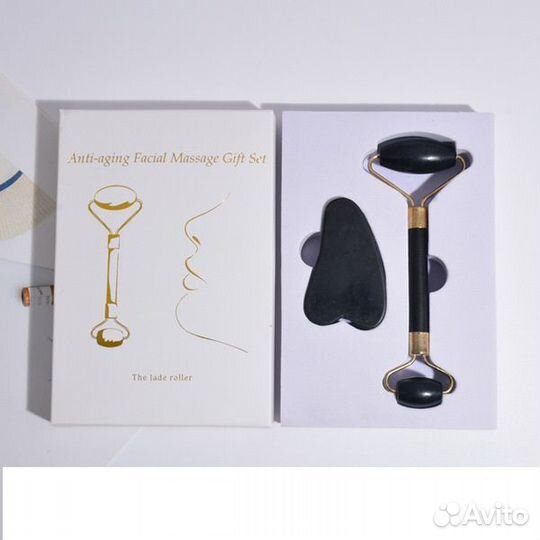 Массажер для Гуаша ролик скребок для лица, массажн