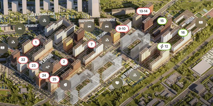 Квартира-студия, 19,9 м², 5/16 эт.