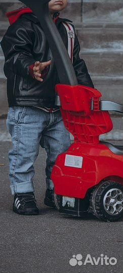 Кожаная куртка детская