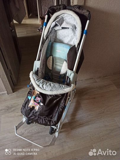Санки коляска ника