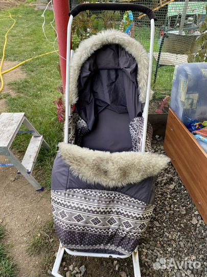 Детские санки коляска