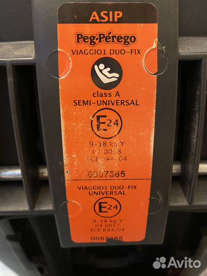 Автокресло peg perego viaggio 1 duo fix k