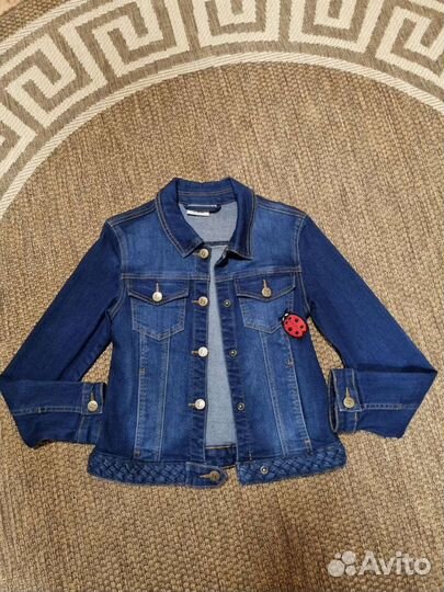 Куртка джинсовка р.140