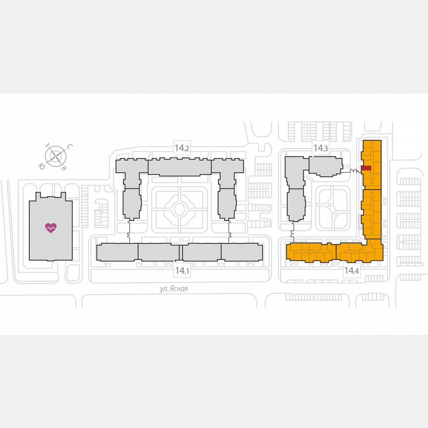 Квартира-студия, 25,1 м², 7/8 эт.