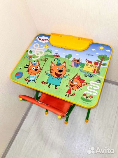 Детский стол и стул Ника Три Кота
