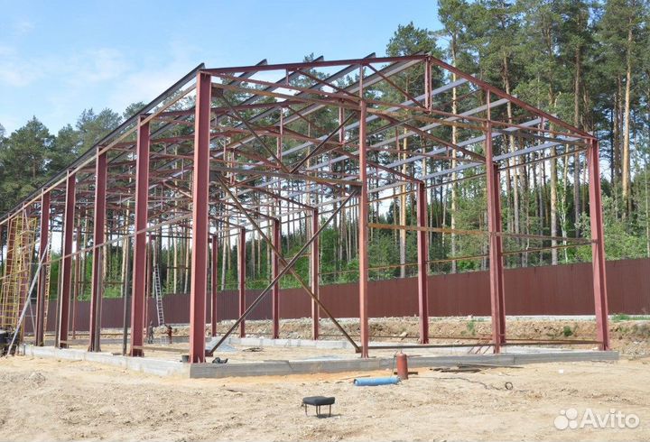 Каркас ангара