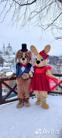 Ростовые куклы (пупсы, кот, кролик, собака,мишка)