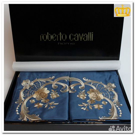 Постельное белье Roberto Cavalli Люкс Сатин Евро