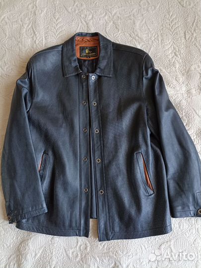 Кожаная куртка мужская