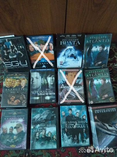 Фантастические сериалы на DVD (Д/б )