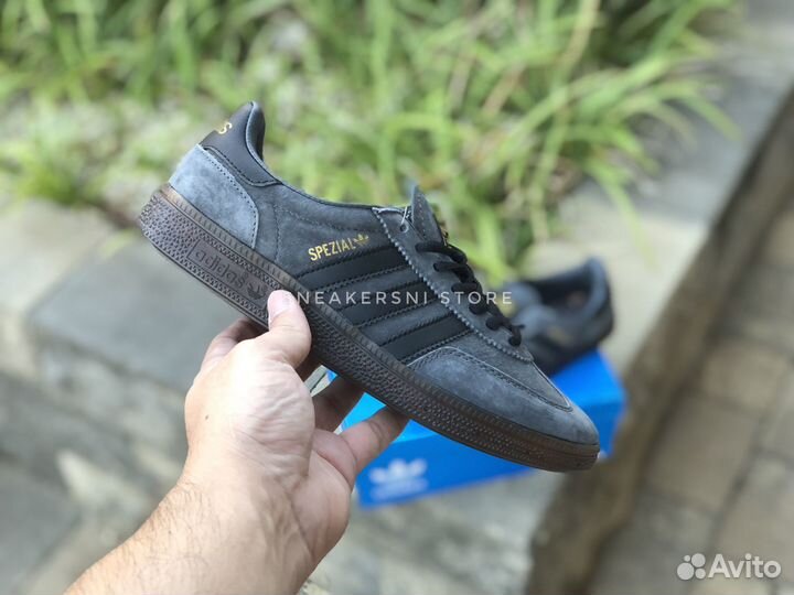 Кроссовки Adidas Handball Spezial Dark Grey Black