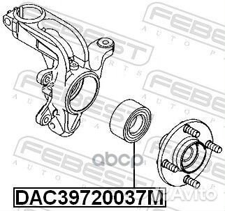 Подшипник ступицы DAC39720037M
