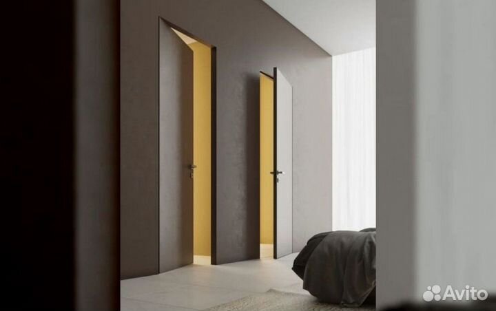 Скрытые двери под отделку