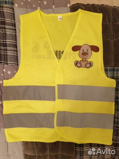 Жилет сигнальный светоотражающий детский