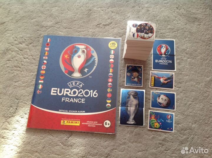Panini наклейки футбол чемпионат Европы 2016