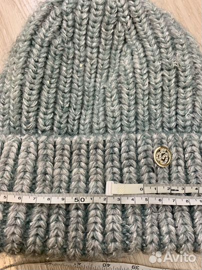 Шапка и шарф женская вязаная