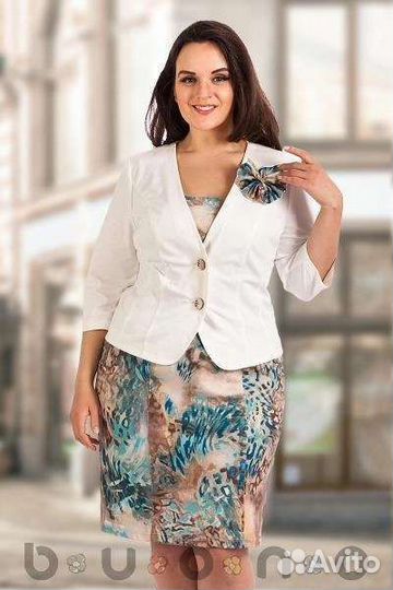 Платье с жакетом новое