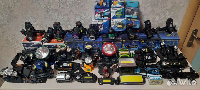 Фонарик налобный аккумуляторный Опт и Розница