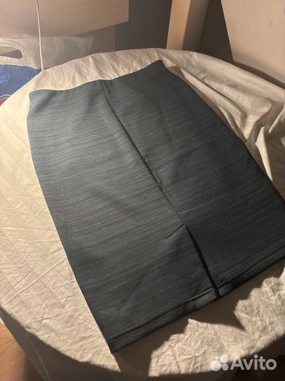 Юбка zolla изумрудная