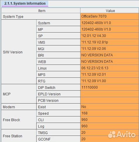 Цифровая IP атс samsung OfficeServ 7070