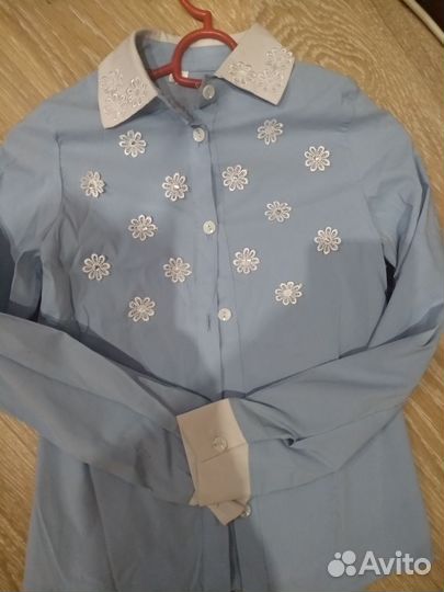 Рубашка для девочки школьная