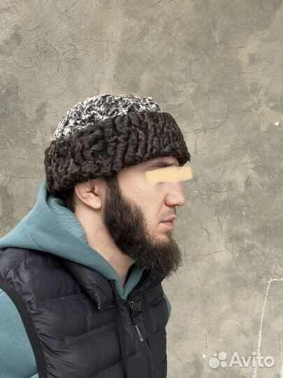 Шапка каракуль мягкая