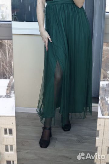 Вечернее длинное платье 42 S