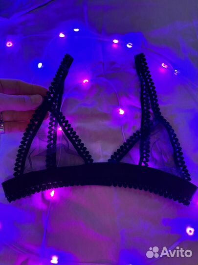 Прозрачный лиф бра XS