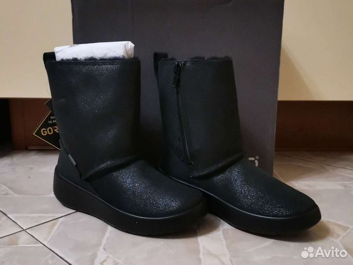Сапоги зимние новые ecco