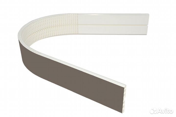 Цоколь пвх арочный универсальный Антрацит Софт Тач