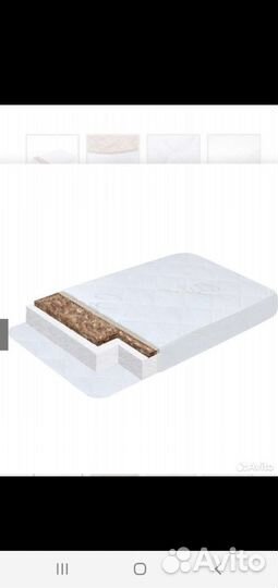 Детская кровать с матрасом