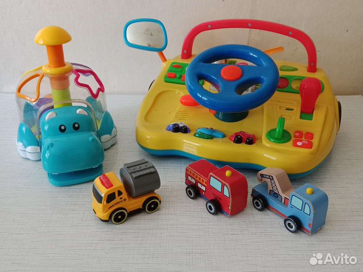 Музыкальный руль игрушки для мальчика