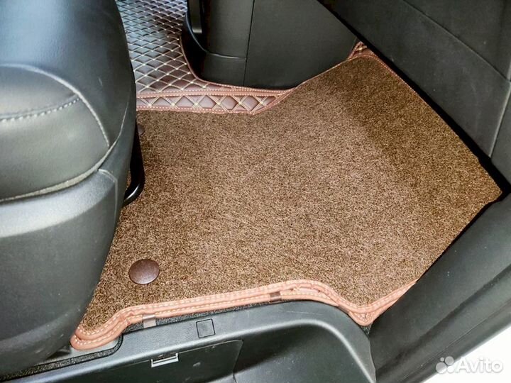 3D коврики из экокожи BMW