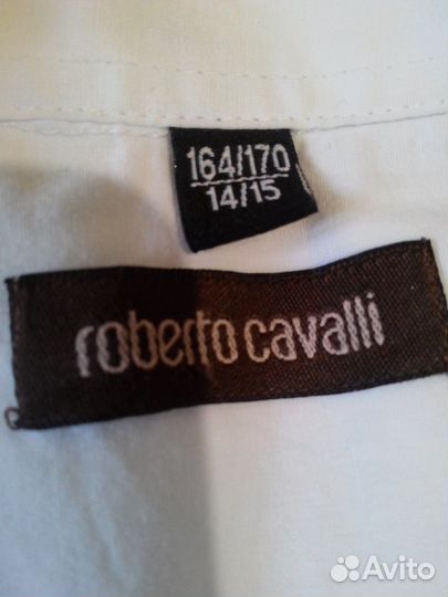 Рубашка roberto cаvalli на 10-12 лет