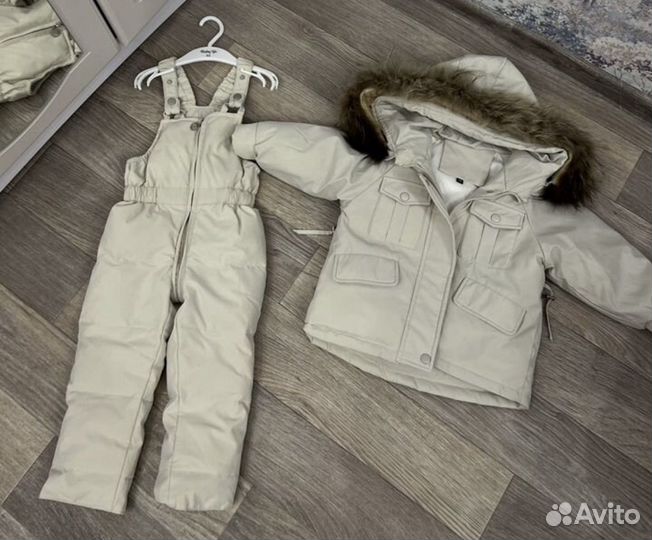 Зимний комбинезон для девочки 86