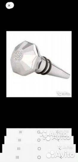 Новая пробка для бутылок с кристаллами Swarowski