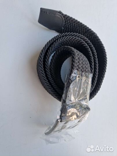 Ремень мужской. Эластичный. Плетеный. Новый