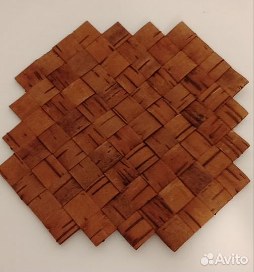 Подставки из бересты 6 шт