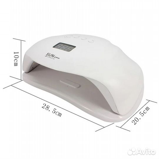 Лампа для ногтей Led/Uv 72W Sun-X Plus